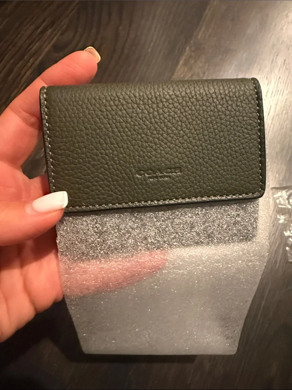 Coach Flap CC smooth leather